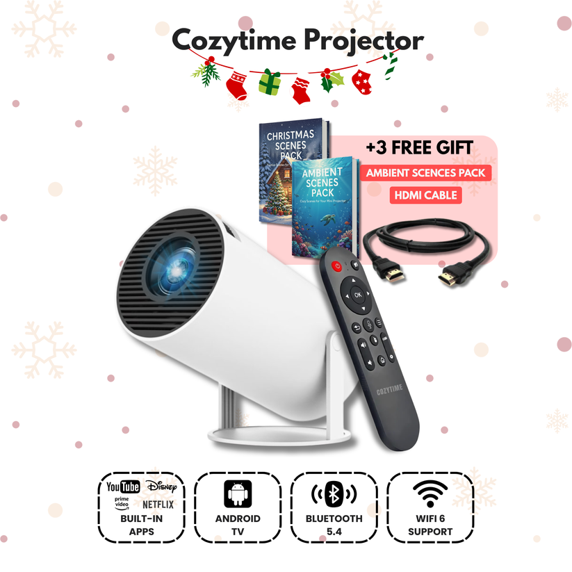 Cozytime™ Smart Portable Projector