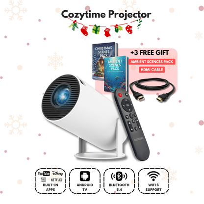 Cozytime™ Smart Portable Projector